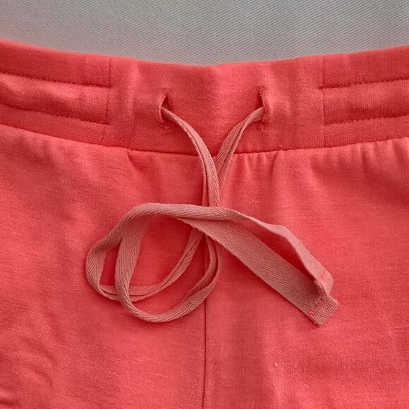 Lou & Grey Signature Soft Drawstring Lounge Shorts Flourescent Orange XSP - Picture 2 of 5